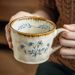 Creative Retro Hand-painted Mug Ceramic Cup Home Coffee Cup_maomaolike.com