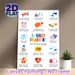 Energy Drainers Mental Health Painting Poster, Colorful Watercolor Style Mindfulness Reminder Poster, Helps Identify Energy-depleting Habits, Ideal_maomaolike.com
