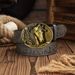 HOT Western Cowboy PU Leather Belt - Men Waist Strap Bull Decoration Floral Engraved for Jeans_maomaolike.com