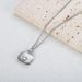 Stainless Steel Heart-shaped Pendant Necklace Metal Waterproof Jewelry For Women_maomaolike.com