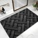 Bathroom Mat Toilet Mat Shower Mat Entrance Rug Absorbent Non-Slip Mat Soft Quick-Dry Machine Washable_maomaolike.com