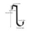4 Pack Over Cabinet Door Hooks, No Drill Towel Hooks For Bathroom, Kitchen, Radiator, Graduation, Back To School & Easter_maomaolike.com