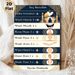 Islamic Wudu Ritual Steps Painting Poster, Elegant Gold & Navy Illustrated Guide Poster, Clear Step-by-step Ritual Instructions Suitable For Home_maomaolike.com