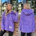 Women's flannel loose hooded long-sleeved pullover plush sweatshirt_maomaolike.com