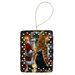 Belgian Sheepdog And Santa Claus Porcelain Ornament Christmas Tree Hanging Decorations For Home Christmas Holiday, Rectangle, Gift, Multicolor_maomaolike.com