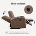 Recliner Sofa With Power Recline, Adjustable Split Back, USB Charging, Bluetooth Speakers & LED LightingRecliner Sofa With Power Recline, Adjustable Split Back, USB Charging, Bluetooth Speakers & LED_maomaolike.com