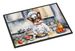 Papillon The Chef Doormat Front Door Mat Indoor Outdoor Rugs For Entryway, Non Slip Washable Low Pile, 24H X 36W_maomaolike.com