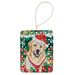 Yellow Labrador Retriever Christmas Porcelain Ornament Christmas Tree Hanging Decorations For Home Christmas Holiday, Rectangle, Gift, Multicolor_maomaolike.com