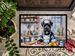 Kerry Blue Terrier The Chef Doormat Front Door Mat Indoor Outdoor Rugs For Entryway, Non Slip Washable Low Pile, 24H X 36W_maomaolike.com