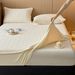 Taffeta Jacquard Waterproof Urine-Proof Bed Sheet Winter Thickened Coral Fleece Cover Simmons Mattress Protector_maomaolike.com