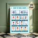 Bathing Instruction Guide Painting Poster, Clear Cartoon-style Step-by-step Bath Routine Poster, Practical Step-by-step Bathing Reference Suitable For_maomaolike.com