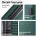 Luggage Sets ABS Hardshell 3pcs Luggage, Lightweight Durable Suitcase Sets Spinner Wheels Suitcase With TSA Lock 20''24''28'' Available(Dark Green)_maomaolike.com