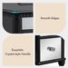 43" Dressing Table Set With Mirrored Drawers And Stool, Tri-fold Mirror, Makeup Vanity Set For Bedroom, Black_maomaolike.com