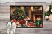 American Foxhound Cozy Christmas Doormat Front Door Mat Indoor Outdoor Rugs For Entryway, Non Slip Washable Low Pile, 24H X 36W_maomaolike.com