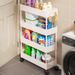 Narrow Rack Behind The Door, Storage Artifact, Floor Standing Trolley, Bathroom Toilet Gap, Home Multi Layer Rack_maomaolike.com