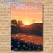 Barcelona Tennis Stadium Painting Poster, Warm-toned Minimalist Sunset Tennis Arena Poster, Atmospheric Sports Venue Decor Ideal For Living Room_maomaolike.com