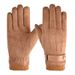 Baishitiancheng suede three-line gloves men's winter warm and cold-proof plus velvet thickened touch screen motorcycle gloves_maomaolike.com