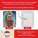 Yorkshire Terrier Yorkie Christmas Porcelain Ornament Christmas Tree Hanging Decorations For Home Christmas Holiday, Rectangle, Gift, Multicolor_maomaolike.com