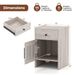 Nightstand With Drawer And Cabinet_maomaolike.com