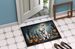 English Bulldog Spooky Halloween Doormat Front Door Mat Indoor Outdoor Rugs For Entryway, Non Slip Washable Low Pile, 24H X 36W_maomaolike.com