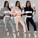 Women's Clothing Long Sleeve Fashion Casual Suit Color Matching Style _maomaolike.com