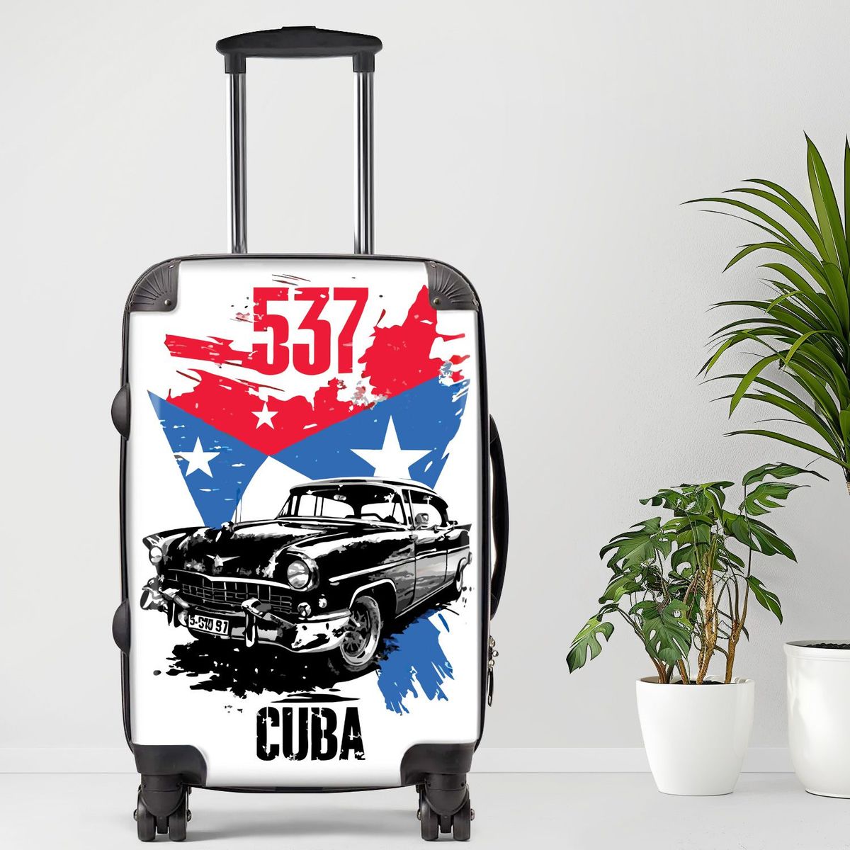 537 Cuba Luggage20/24/28 Inch Luggage, Carry-On, Custom Luggage, Luggage Set, Suitcase, Travel, Vacation, Cabin Suitcase, Custom Suitcase, Personalized Luggage_maomaolike.com