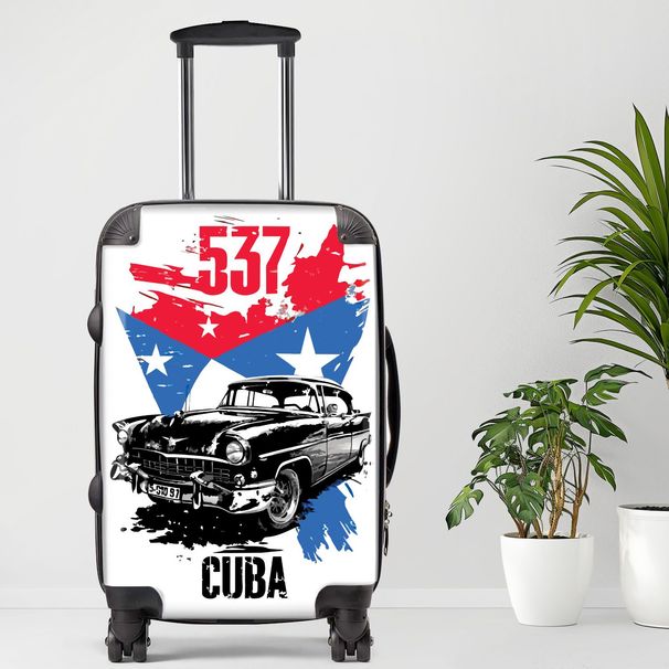 537 Cuba Luggage20/24/28 Inch Luggage, Carry-On, Custom Luggage, Luggage Set, Suitcase, Travel, Vacation, Cabin Suitcase, Custom Suitcase, Personalized Luggage_maomaolike.com