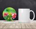 Iowa Wild Prairie Roses In Watercolor Large Sandstone Coasters Pack Of 4 Absorbent Round Coasters Decor Gifts For Men Or Women, 4 In, Multicolor_maomaolike.com
