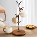 Creative Ornament Tree Shaped Cup Holder, Home Living Room Decoration Cup Holder, Inverted Tea Cup Storage Rack, Entrance Key Storage_maomaolike.com