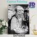 Spaghetti Feasting Painting Poster, Vintage Monochrome Scene Poster, Playful Nostalgic Design Featuring Man Enjoying Messy Spaghetti Feast, Ideal For_maomaolike.com