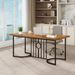71 Inch Large Dining Table For 6-8 People Rectangular Wood Kitchen Table_maomaolike.com