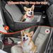 IFurffy Dog Car Seat, Pet Car Seat With Storage Pockets And Clip-On Safety Leash, Washable Coral Fleece Dog Booster Seat For Small Medium Dogs, Small Dog Car Seat For Travel Dog Car Bed (Grey)_maomaolike.com