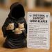 Assorted Gothic Figurines Set - Mysterious Goddess, Cute Grim Reapers & Spooky Witch Decor For Dark Fantasy Enthusiasts, Unique Gifts_maomaolike.com