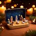 Classic Nativity Scene Jesus In Plastic Lightweight Religious Christmas Decoration Suitable For Desktop Display, Nativity Ornament_maomaolike.com