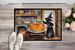 Pug Fall Kitchen Pumpkins Doormat Front Door Mat Indoor Outdoor Rugs For Entryway, Non Slip Washable Low Pile, 24H X 36W_maomaolike.com