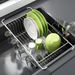 JASIWAY Dish Drying Rack In Sink, Dish Drainer With Cup And Utensil Holder_maomaolike.com