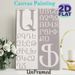 Vintage Alphabet Painting Poster, Minimalist Two-tone Typographic Poster, Elegant Typographic Decor Suitable For Home Office, Living Room_maomaolike.com