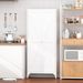Metal Adjustable 2 Doors Metal Storage Cabinet Kitchen Pantry Cabinet With Adjustable Shelves All Steel Cabinet Locker For Kitchen, Living Room, Dining Room And Office_maomaolike.com