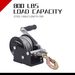 800lbs Boat Trailer Winch, Hand Winch With Gloves, Heavy Duty Hook With 33ft Steel Cable, Manual Operated Winch For Trailers ATV UTV Boat Marine_maomaolike.com