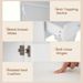 Makeup Vanity Desk With Mirror And Lights Dressing Table And Stool Set_maomaolike.com