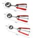 304 Stainless Steel Silicone Handle Ice Cream Scoop_maomaolike.com
