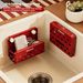 VANFOLA Foldable Kitchen Sink Storage Basket With Suction Cup, Drain Organizer For Steel Wool & Dish Sponge, Sink Inner Storage Rack_maomaolike.com