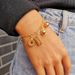 Stainless Steel Fashionable Casual Teapot, Biscuit, Heart Pendant, Vacuum Plated 18K Gold Color Preservation In The_maomaolike.com