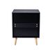2-drawer Rattan Nightstand For Bedroom And Living Room, End Table, Side Table With 2 Hand Made Rattan Decorated Drawers_maomaolike.com