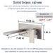 Wall Mount Faucet For Bathroom Sink Or Bathtub, Single Handle2 Holes Brass Rough-in Valve Included, Brushed Nickel_maomaolike.com
