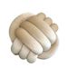 Nordic Ins Pillow Three Strand Rope Knotted Ball Pillow Hand Woven Gold Velvet Pillow Cushion Knot Bay Window Cushion_maomaolike.com