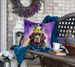 Newfoundland King Of Mardi Gras Throw Pillow Machine Washable, Indoor Outdoor Decorative Pillow For Couch, Bed Or Patio, 18Hx18W_maomaolike.com
