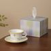 Creative Relief Rose Coffee Cup And Saucer Gift Box Set, Gift Ceramic Saucer, Large Capacity Water Cup, Ceramic Coffee Cup_maomaolike.com