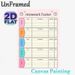 Homework Tracker Painting Poster, Pastel-toned Cute Weekly Layout Poster, Functional Tool To Organize Daily Homework Tasks Ideal For Study Space, Home_maomaolike.com