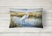 Birds, Birds, Birds Throw Pillow Throw Pillow For Indoor Couch Bed Outdoor Patio Washable, Snowy Egret 7533,12Hx16W_maomaolike.com